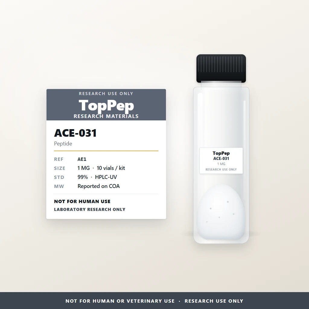 ACE-031 — Peptide reference material, AE1