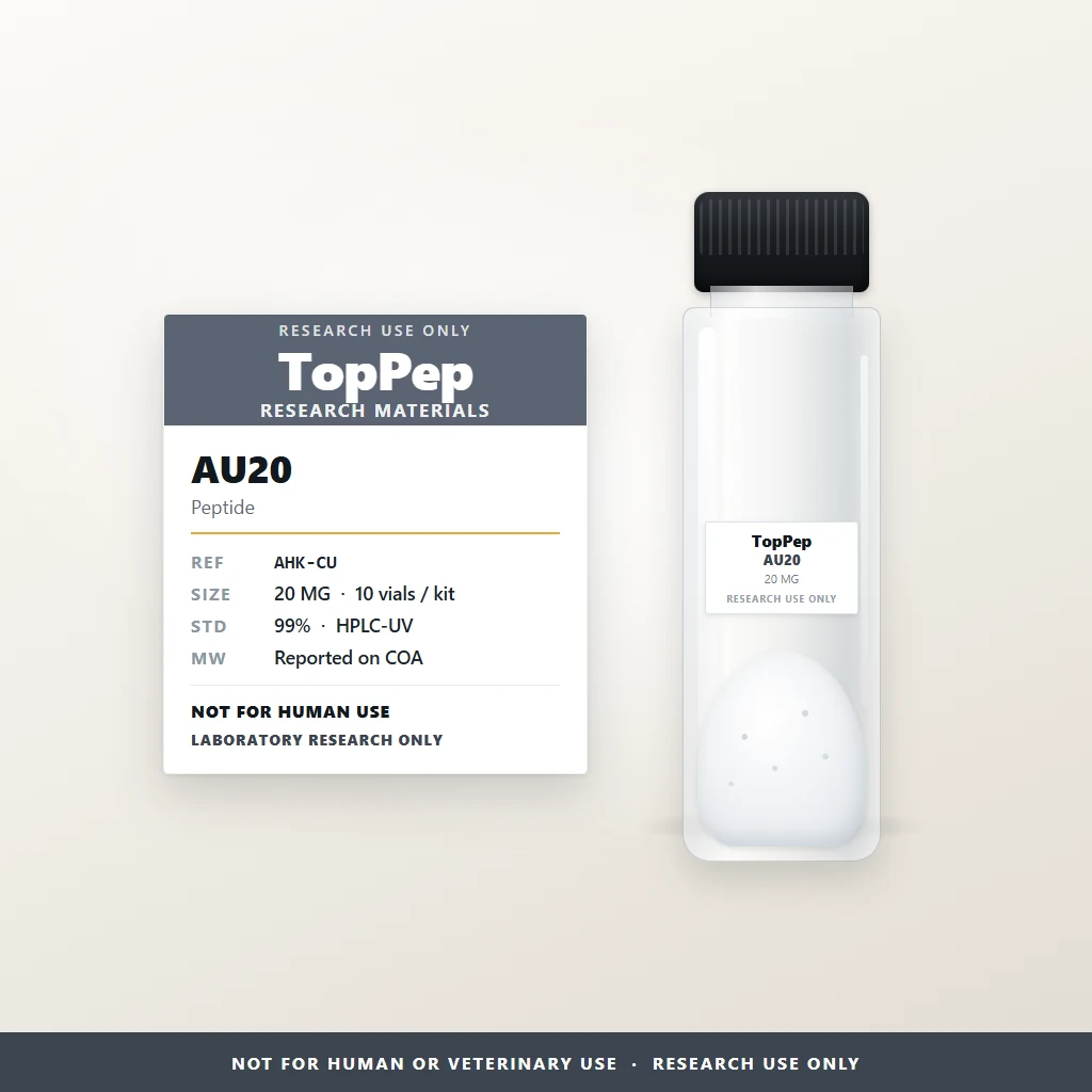 AU20 — Peptide reference material, AHK-CU