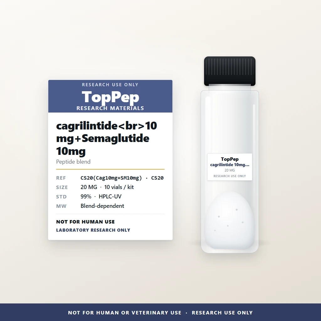 cagrilintide 10mg+Semaglutide 10mg reference material — Peptide blend