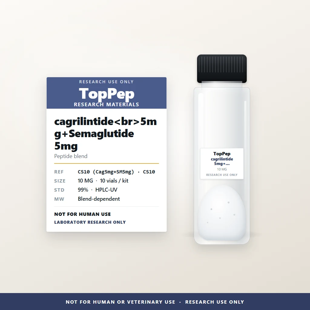 cagrilintide 5mg+Semaglutide 5mg reference material — Peptide blend