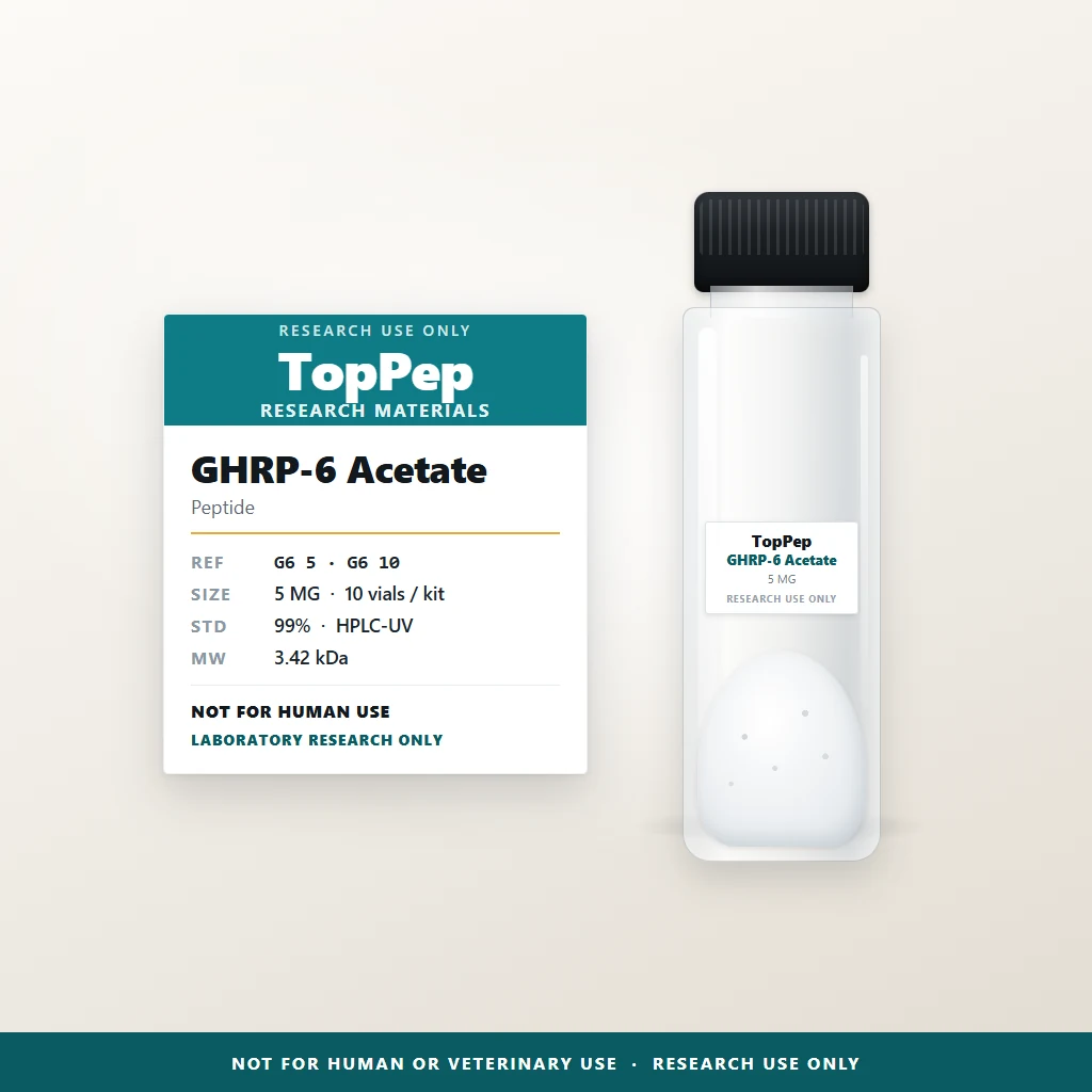 GHRP-6 Acetate reference material — Peptide