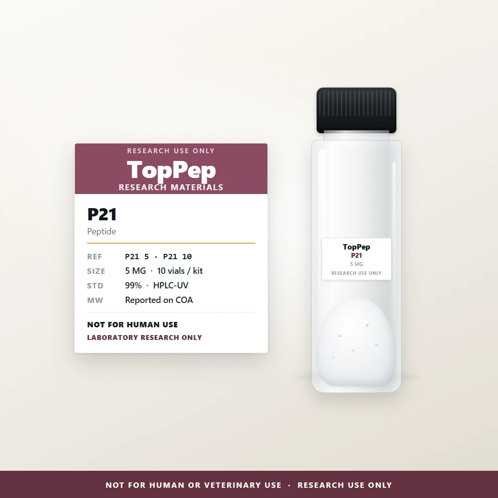 P21 reference material — Peptide